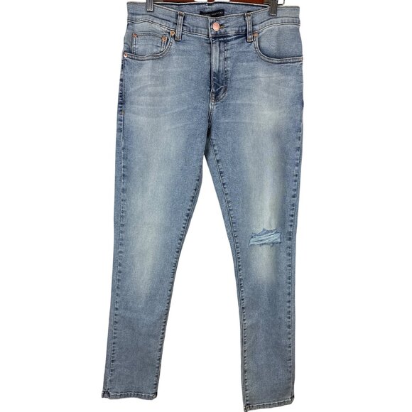 Modern American Denim - Modern American Fig Women's Jeans Eureka Rip Knee Denim Blue Size 31 NEW